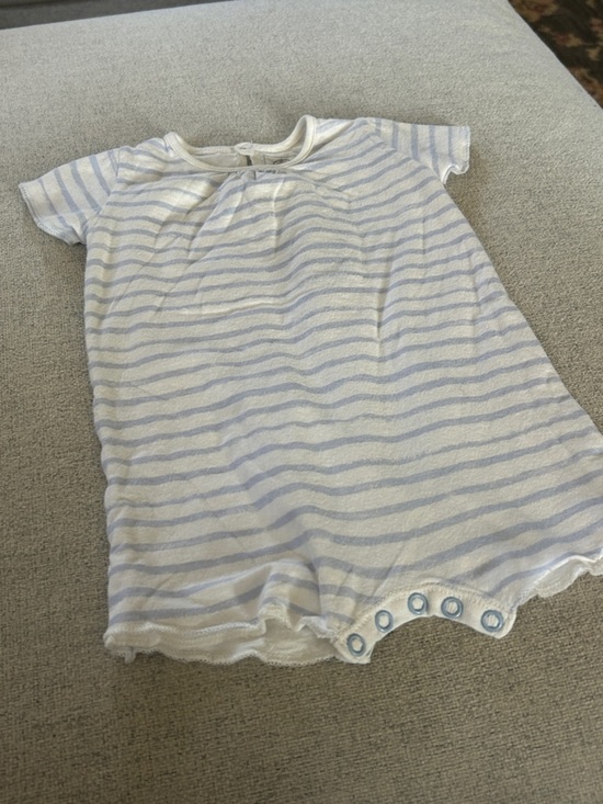 Petit Bateau Other - Petit Bateau Stripped Cotton Romper